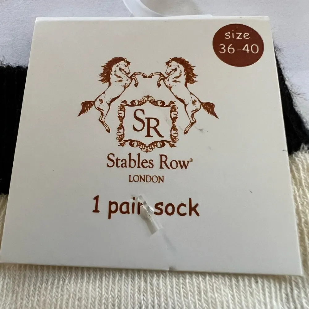 Stable Row Socks cotton blend material size 36-40.